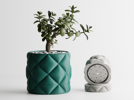 Inflated Cloth Planter Nr6 – Drip Tray Flower Pot Home Decoresion Eco-Freindly