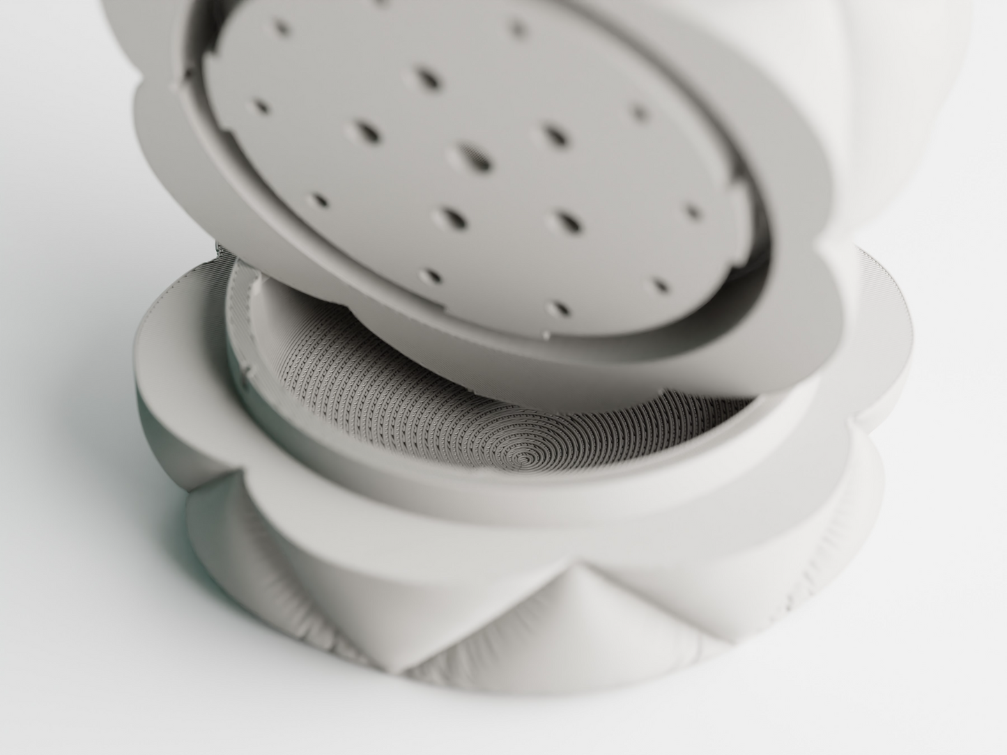 Inflated Cloth Planter Nr6 – Drip Tray Flower Pot Home Decoresion Eco-Freindly