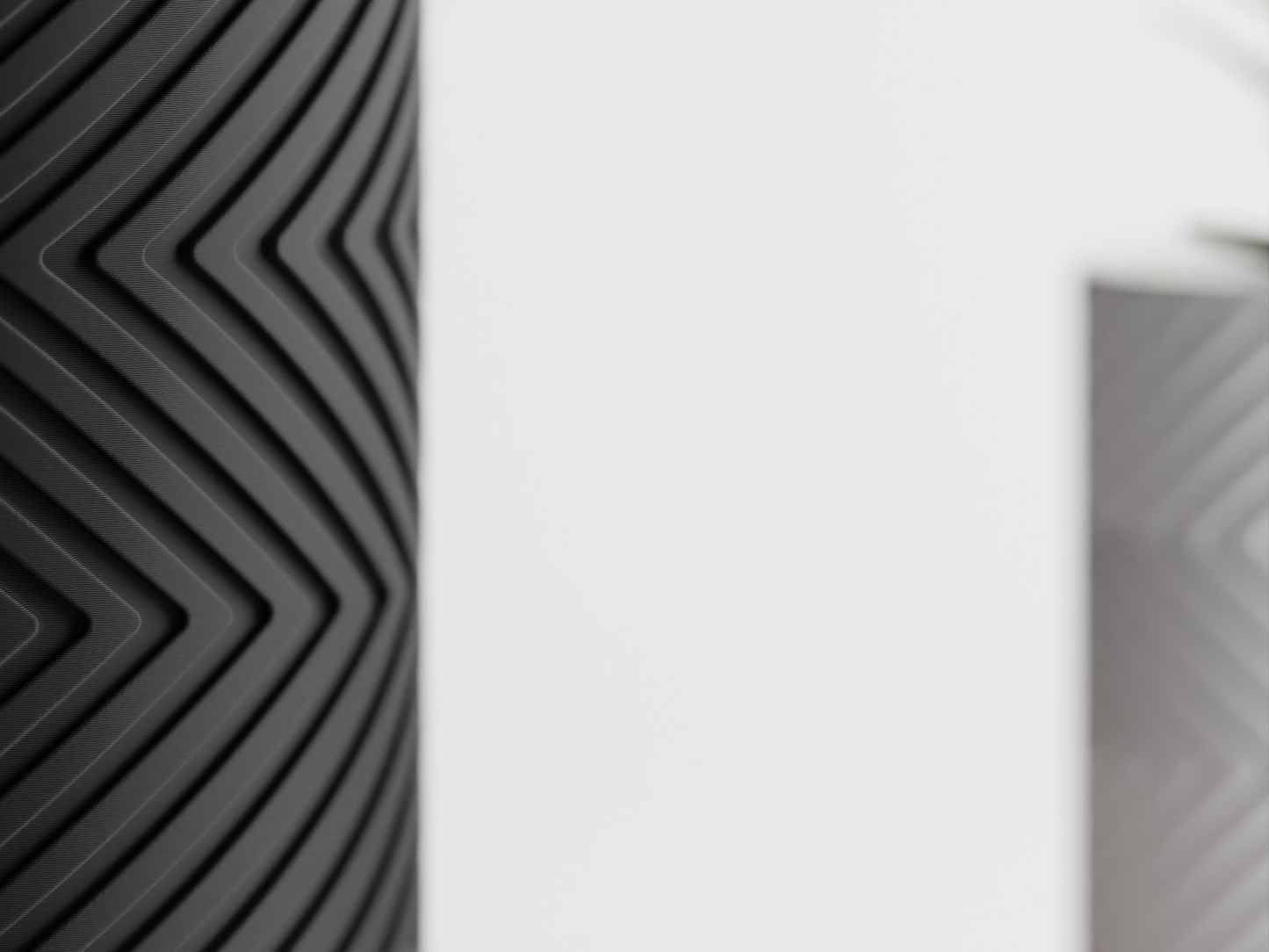 Two-Tone Zigzag Plant Pot Home Decoresion Eco-Freindly Pots