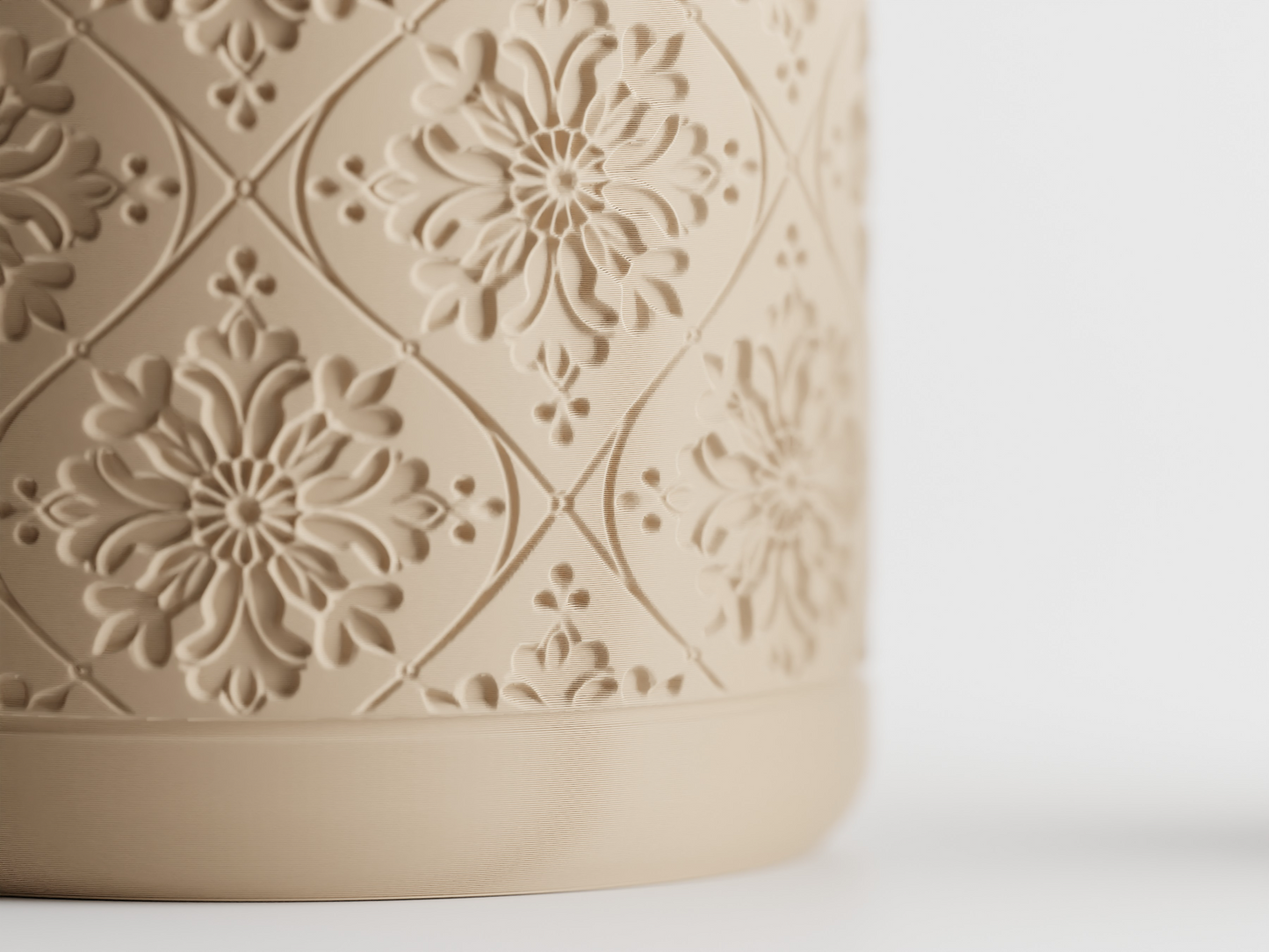 Plant Pot Floral Pattern Flower Pot Home Decoresion Eco-Freindly Pots