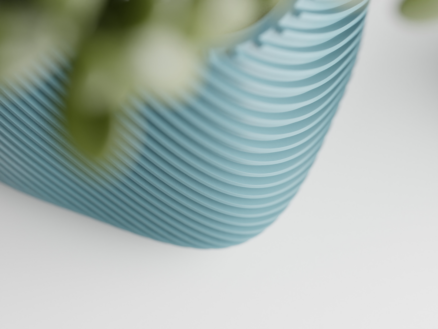 Plant Pot Rib rounded cube Flower Pot Home Decoresion Eco-Freindly Pots