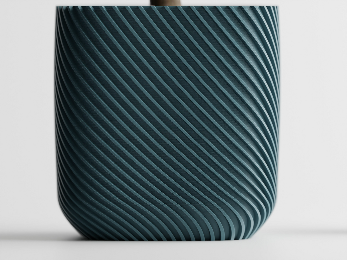 Plant Pot Rib rounded cube Flower Pot Home Decoresion Eco-Freindly Pots